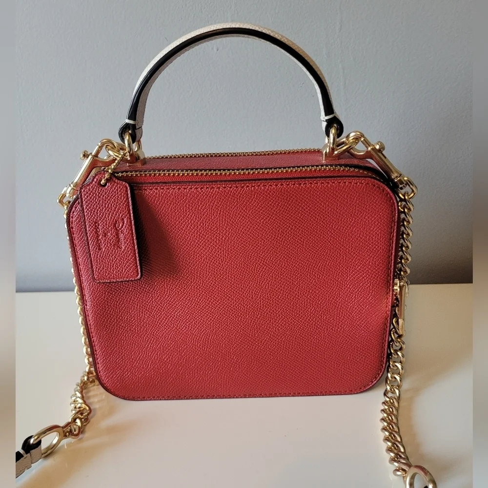 Coach X Disney Cruella Small Box Crossbody, New Without Tags